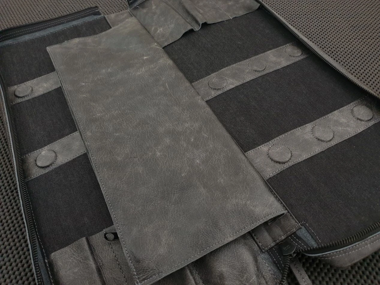 Dark Hardt | Edge Slim XL (Leather) - Knife Bag 5 Dark Hardt | Edge Slim XL (Leather) - Knife Bag - Billede 3