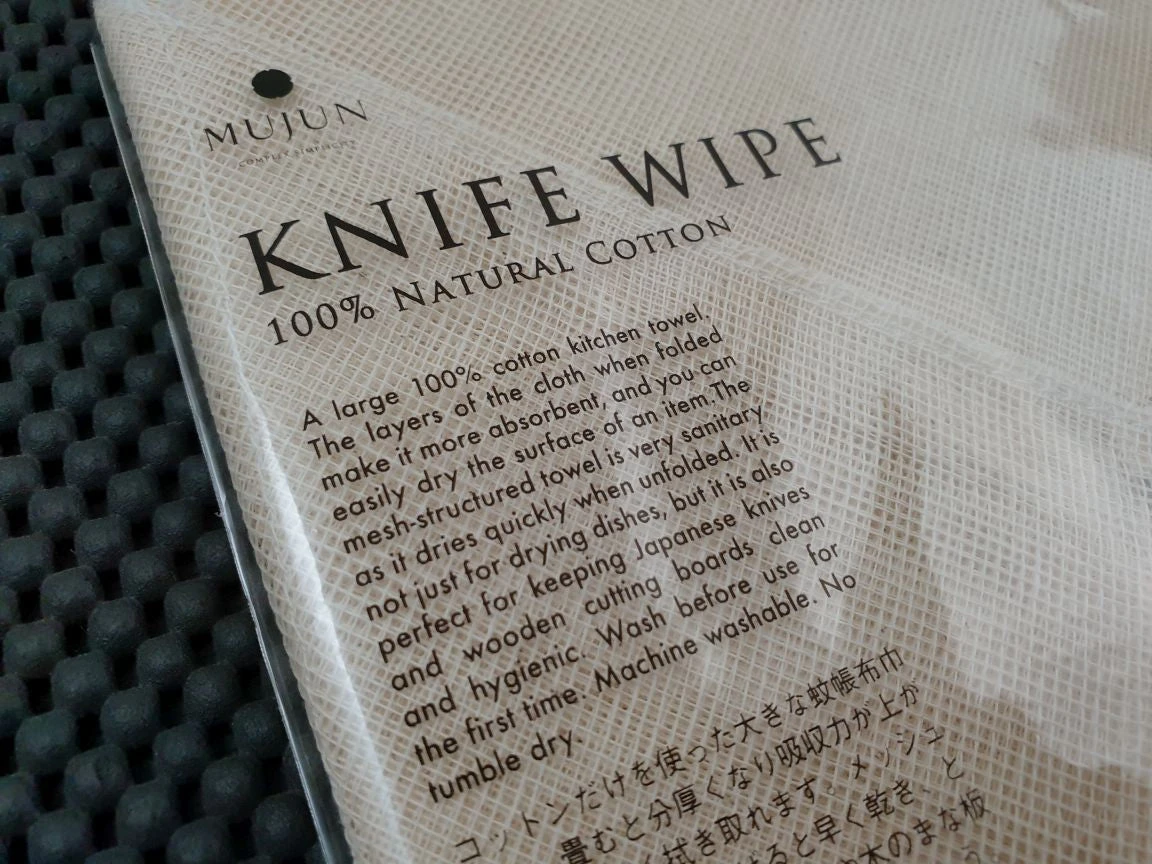 Mujun Japan | Knife Wipe / Cloth 5 Mujun Japan | Knife Wipe / Cloth - Billede 3