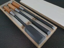 Nomikatsu Shirogami | Anaya Nomi (Deep-Cut Chisel)- 3 Piece Set