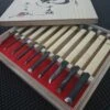 Kawasei Japanese Carving Chisels | Nori-10 Premium Wood Carving Set (10 Pieces) -Profil Optik Salgsbutik Japanese Woodworking Carving Chisel Set 02