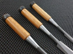 Kanetomo SFS Oire Nomi | 3 Piece Japanese Chisel Set (w/ Timber Box) -Profil Optik Salgsbutik Japanese Woodworking Chisels Sydney Australia 02