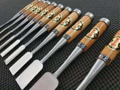 Kanetomo HSS Oire Nomi | 10 Piece Premium Japanese Chisel Set -Profil Optik Salgsbutik Kanetomo Nomi Japanese Chisel Sets Australia 14