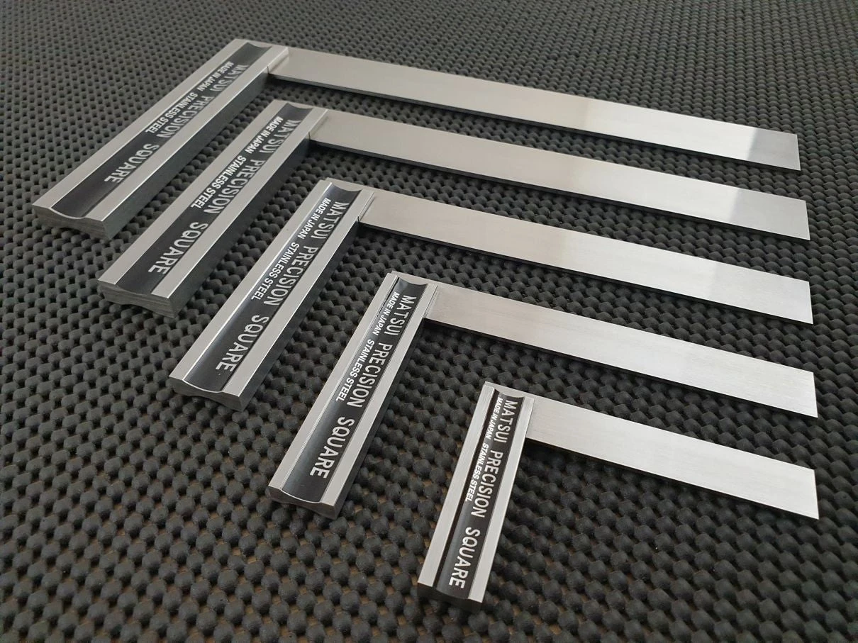Matsui Quenched | Set Square (100, 200, 250 & 300mm) 3 Matsui Quenched | Set Square (100, 200, 250 & 300mm)