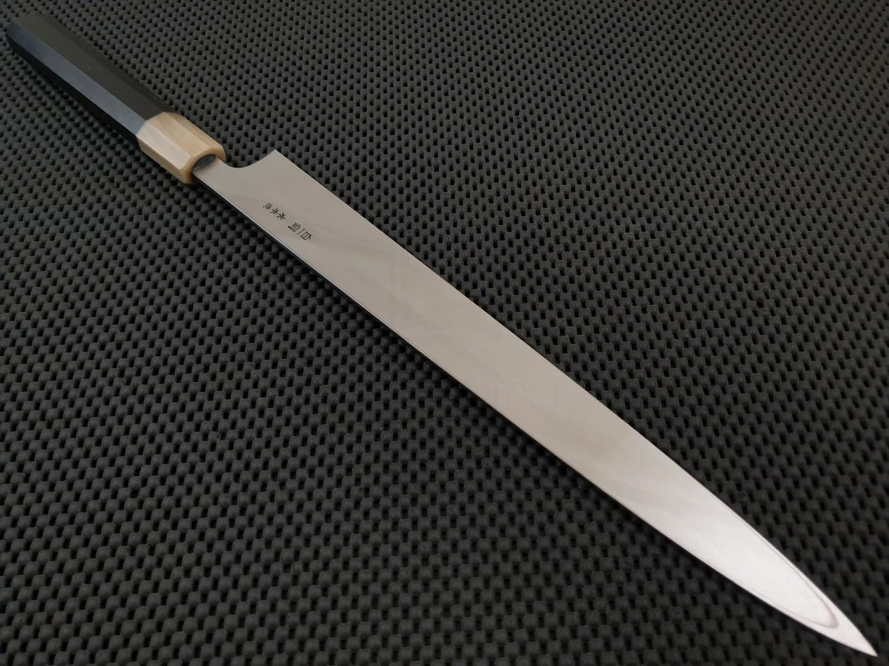 Hitohira Togashi Mizu Honyaki | 330mm Mt Fuji Yanagiba Knife (Shirogami) 6 Hitohira Togashi Mizu Honyaki | 330mm Mt Fuji Yanagiba Knife (Shirogami) - Billede 4