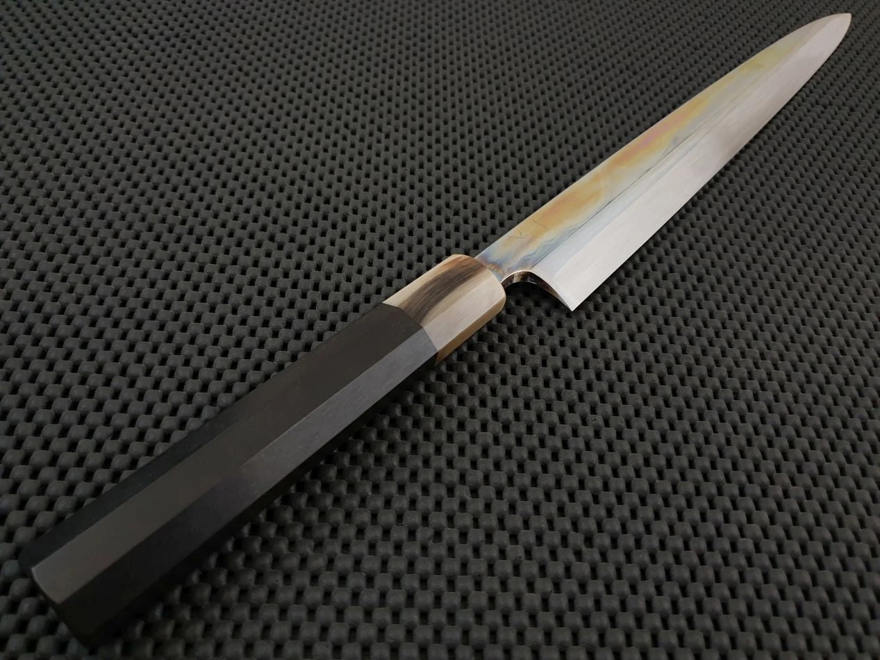 Hitohira Togashi Mizu Honyaki | 330mm Mt Fuji Yanagiba Knife (Shirogami) 7 Hitohira Togashi Mizu Honyaki | 330mm Mt Fuji Yanagiba Knife (Shirogami) - Billede 5