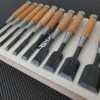 Kanetomo Shirogami Oire Nomi | 10 Piece Japanese Chisel Set 1 Kanetomo Shirogami Oire Nomi | 10 Piece Japanese Chisel Set -Profil Optik Salgsbutik NomiChiselJapaneseWoodwork 009