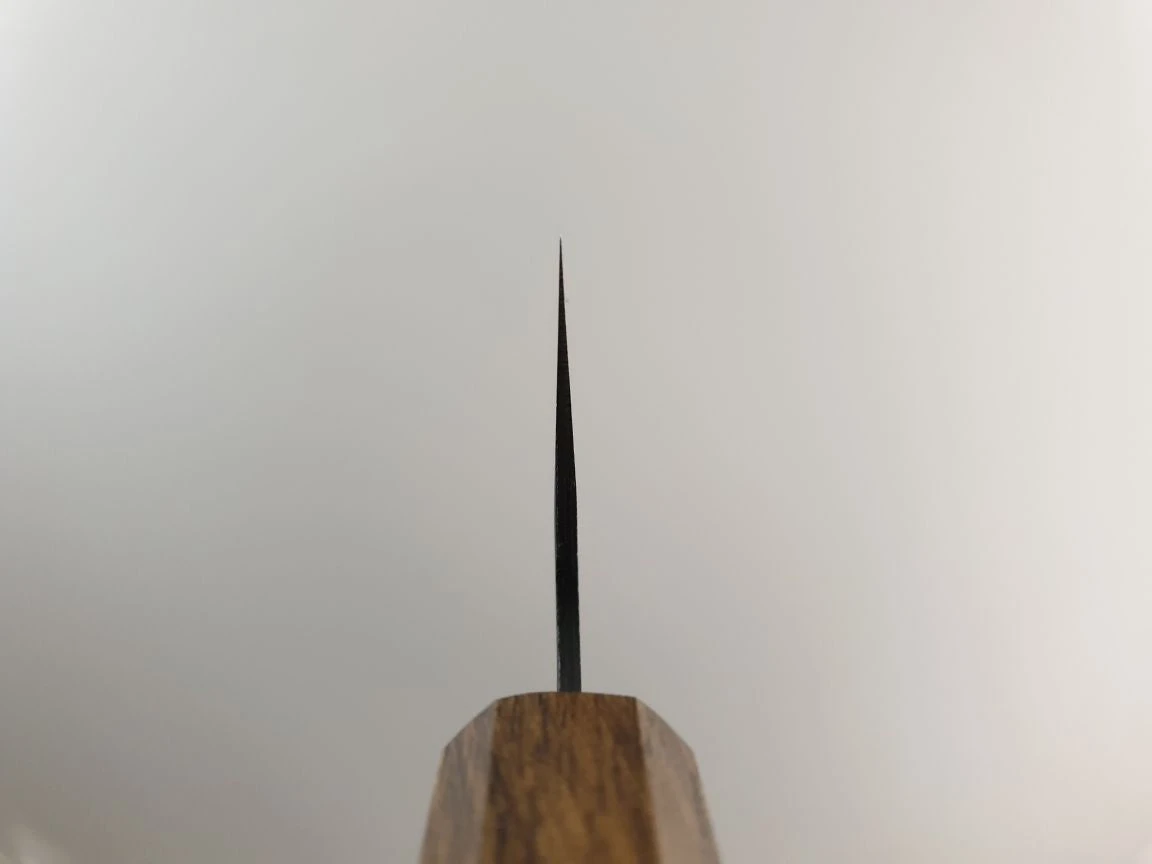 OUL Nashiji | 240 Gyuto Knife (Black Oak) 7 OUL Nashiji | 240 Gyuto Knife (Black Oak) - Billede 5