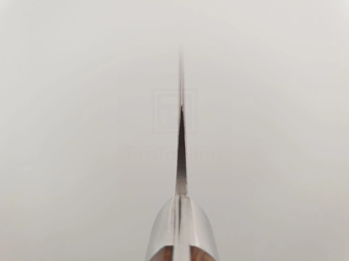 Takeshi Saji | Nickel Damascus 150mm Petty Knife (Iron Wood) 7 Takeshi Saji | Nickel Damascus 150mm Petty Knife (Iron Wood) - Billede 5