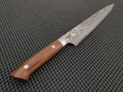 Takeshi Saji | Nickel Damascus 240mm Sujihiki Knife (Iron Wood) -Profil Optik Salgsbutik SajiDamascusKnife 17