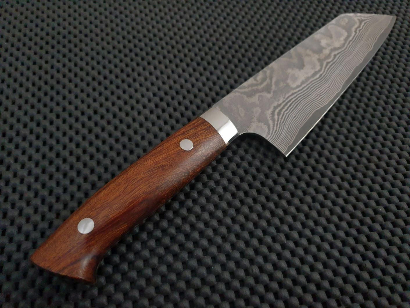 Takeshi Saji | Nickel Damascus 170mm Bunka Knife (Ironwood) 5 Takeshi Saji | Nickel Damascus 170mm Bunka Knife (Ironwood) - Billede 3