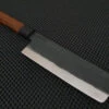 Yoshida Hamono Carbon | 180 Nakiri Knife (Black Wood) -Profil Optik Salgsbutik YoshidaHamonoCarbonNakiriHocho 001
