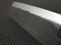 Yoshida Hamono Carbon | 180 Nakiri Knife (Black Wood) -Profil Optik Salgsbutik YoshidaHamonoCarbonNakiriHocho 004