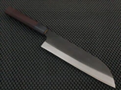 Yoshida Hamono ZDP Kurouchi | 180mm Santoku Knife