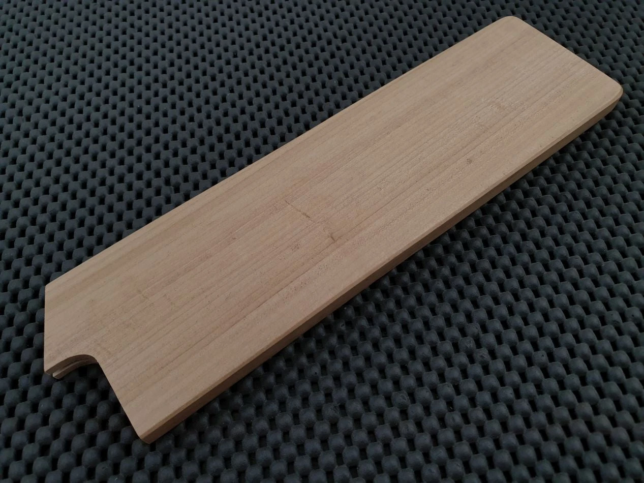 Saya (Knife Sheath) By Zuki Woodworks | 180 Nakiri (Ho Wood) 4 Saya (Knife Sheath) By Zuki Woodworks | 180 Nakiri (Ho Wood) - Billede 2